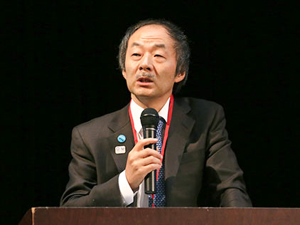 TMG Special Advisor to the Governor on International Affairs Mr.Ikkatai greets the attendees