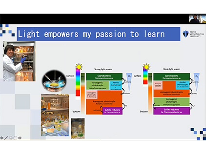 An alumnus reseach presentation