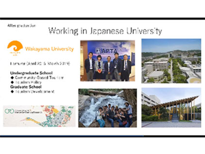 Presentations by Alumni
