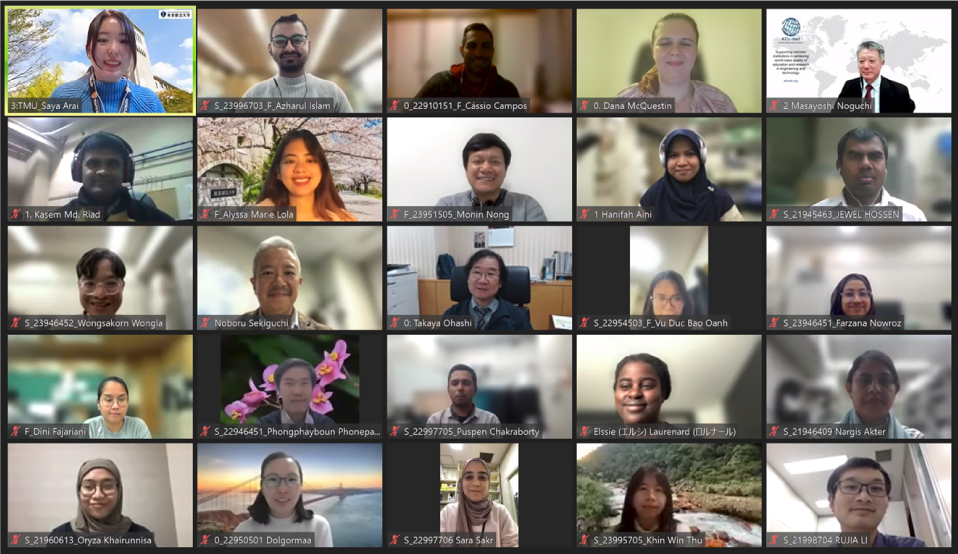 THE ANNUAL MEETING 2023 Tokyo Human Resources Fund for City Diplomacy Scholarship Program And Tokyo Global Partner Scholarship Program