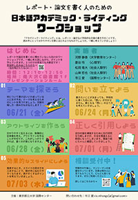 レポート・論文を書くのに慣れていない人向けのワークショップ